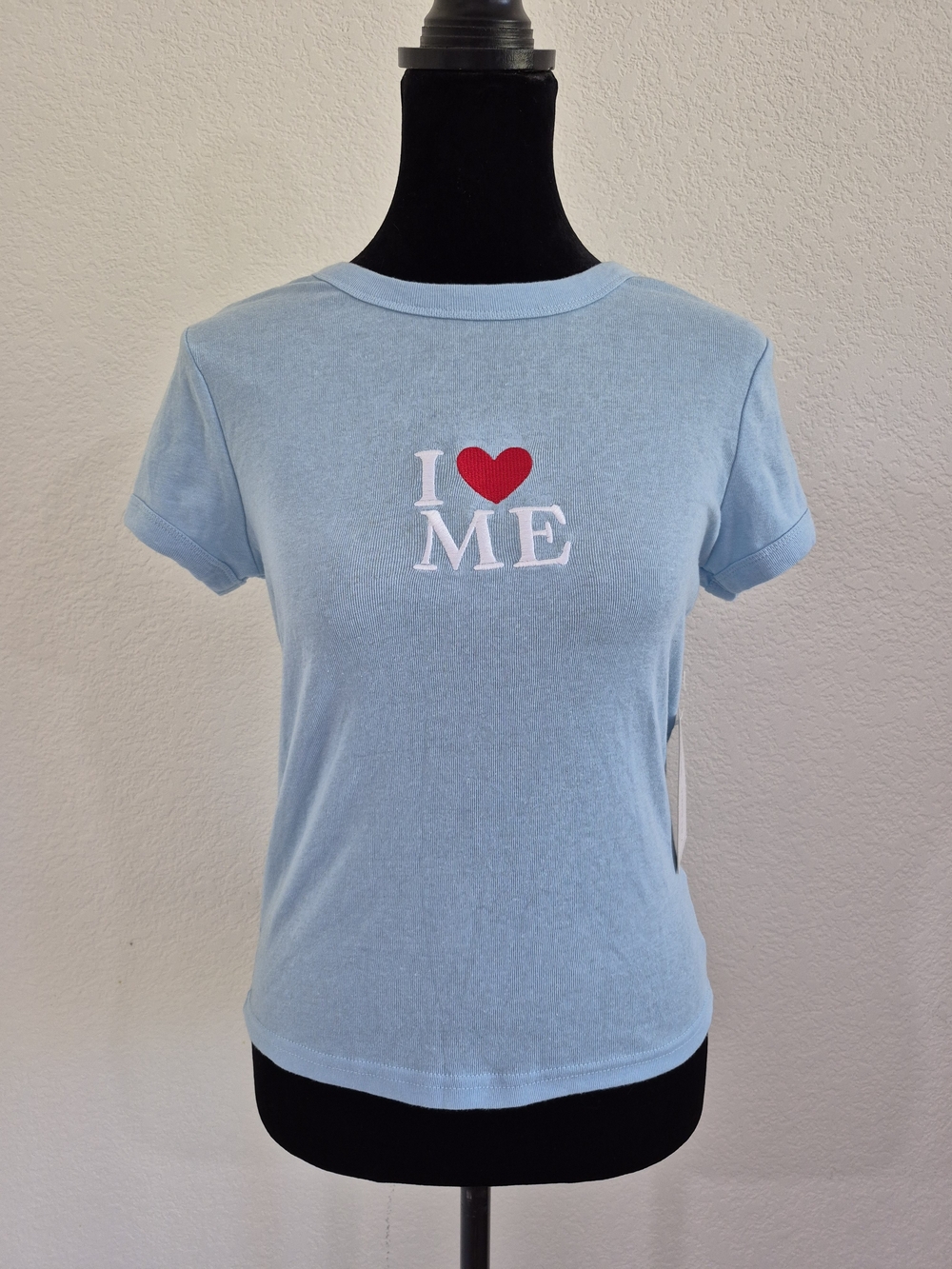 J for Justify Light Blue Crewneck Tee